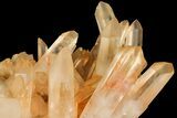 Tangerine Quartz Crystal Cluster - Madagascar #156956-4